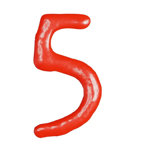 Weergave Van Geïsoleerde Witte Ketchup Alfabet Lettertype Weergave Van Geïsoleerde — Stockfoto