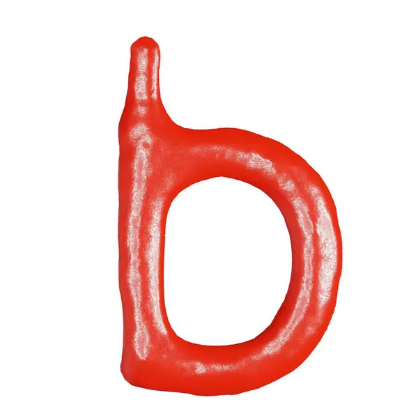 Renderowania Izolowane Białym Ketchup Alfabetu Czcionek Górny Widok Jedzenie Lub Zdjęcie Stockowe