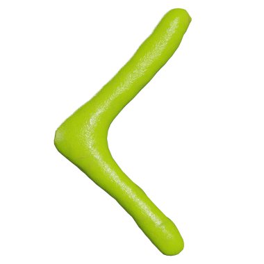 İzole edilmiş wasabi hiragana karakterleri veya beyaz arkaplandaki harflerin 3D canlandırması