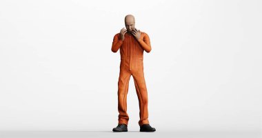 Otomobil kazası görüntüsü. İnançsızlık ya da hayal kırıklığı yaratmak için. İzole edilmiş beyaz arka planda negatif duygu.