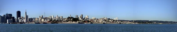 San Francisco Cityscape Panoramisch Tijdens Dag Gezien Vanaf Baai — Stockfoto