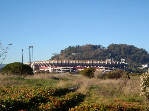 San Francisco California December 2009 Candlestick Park Stadium Parking Lot — стокове фото