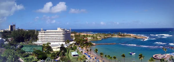 Πουέρτο Ρίκο Ιανουαρίου 2009 Κοιτάζοντας Fancy Hotel Grounds Caribe Hilton — Φωτογραφία Αρχείου