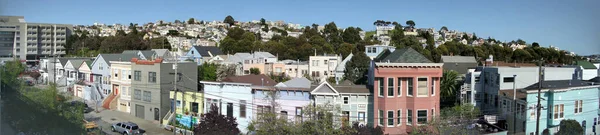 San Francisco March 2010 Aerial View Houses Cars Cityscape Streets — Stock Photo, Image