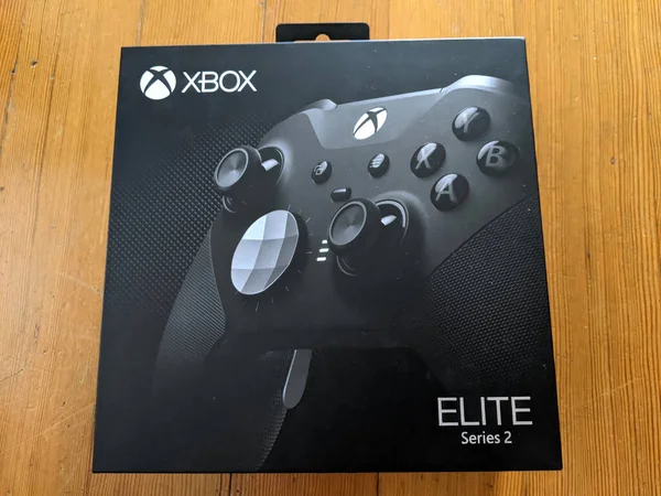 Honolulu October 2020 Microsoft Xbox Elite Series Controller Box — Stock Photo, Image