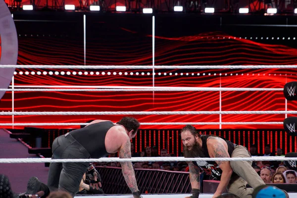 Santa Clara Californie Mars 2015 Wwe Wrestler Undertaker Regarde Bray — Photo