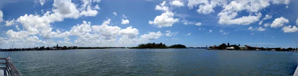 Waterweg Bij Nora Patterson Bay Island Park Siesta Keys Canal — Stockfoto