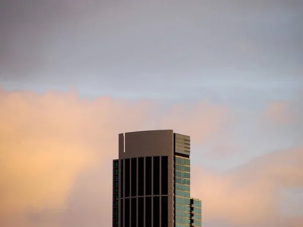São Francisco Novembro 2011 Rincon Hill Anoitecer Entre Nuvens One — Fotografia de Stock