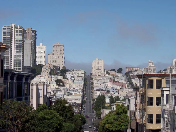 San Francisco Juni 2013 San Francisco Street View Long Straight — Stockfoto