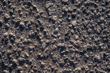 Tozlu yol kapalı p görünüm formu üstte. Yüksek kalite fotoğraf