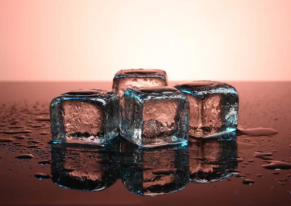 Ice Cubes Gradient Background — Stock Photo, Image