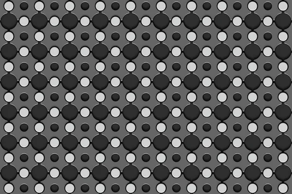 Laser Plastik Paneli Kesti Soyut Geometrik Desen Siyah Beyaz Renk — Stok fotoğraf