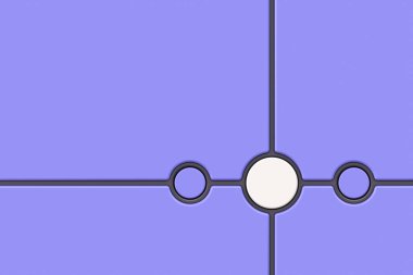 Mor plastik duvar, yiv çizgisi daire şeklinde modern seramik duvar kiremit dokusu. Soyut şablon arkaplanı, 3d oluşturma