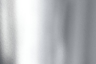 Fırçalanmış gümüş metal doku. Hafif yansımalı cilalanmış metal doku arka planı. soyut doku arkaplanı