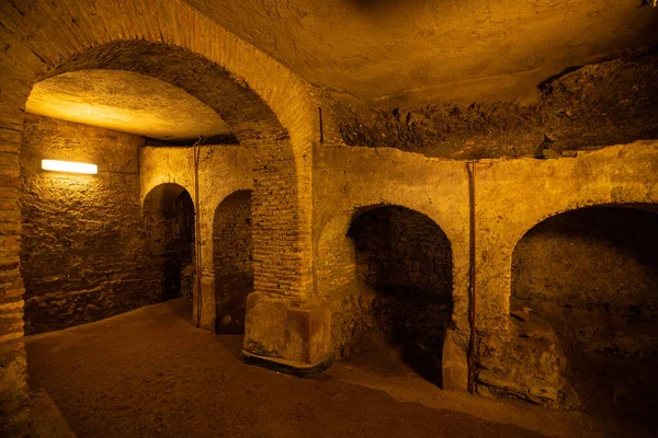 Forum Valv Och Pelare Rom Italien Antika Ruiner Historiska Landmärken — Stockfoto