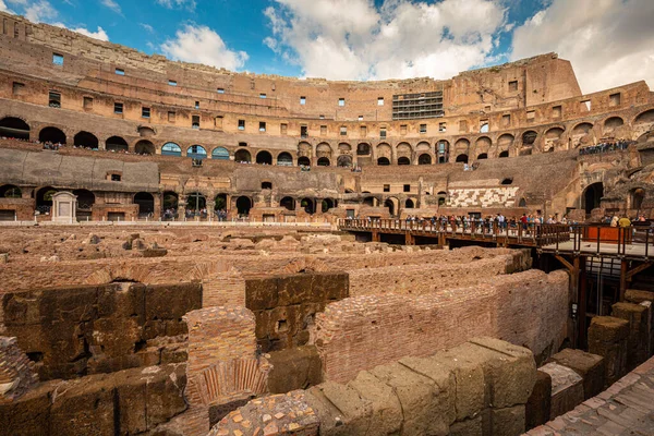 Colisée Romain Rome Italie Grand Gladiateur Monde — Photo
