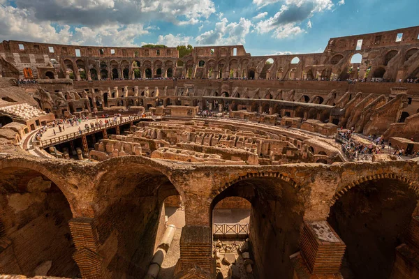 Colosseo Romano Roma Italia Più Grande Arena Gladiatori Del Mondo — Foto Stock