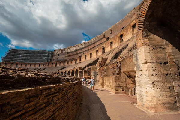 Římské Koloseum Římě Itálii Největší Gladiátorská Aréna Světě — Stock fotografie