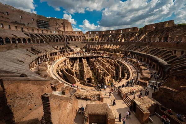 罗马的罗马竞技场 意大利 世界上最大的角斗士竞技场 — 图库照片