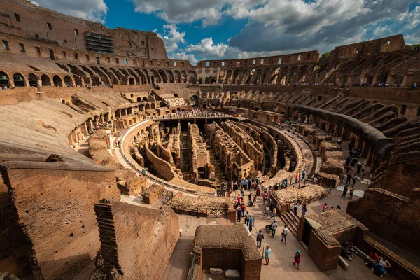 Római Colosseum Rómában Olaszországban Világ Legnagyobb Gladiátor Arénája — Stock Fotó