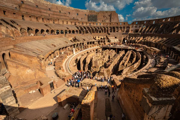 罗马的罗马竞技场 意大利 世界上最大的角斗士竞技场 — 图库照片