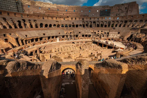 Римский Колизей Риме Италия Самая Большая Гладиаторская Арена Мире — стоковое фото