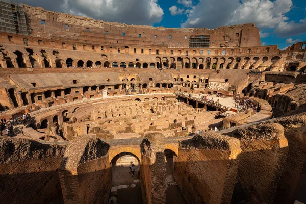 Colisée Romain Rome Italie Grand Gladiateur Monde — Photo