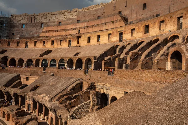 Rzymskie Koloseum Rzymie Włochy Największa Arena Gladiatorów Świecie — Zdjęcie stockowe