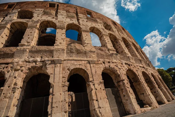 Das Römische Kolosseum Rom Größte Gladiatorenarena Der Welt lizenzfreie Stockbilder