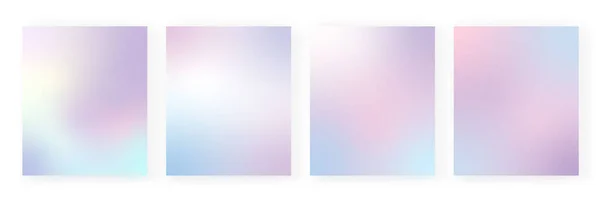 Gradiënt Achtergronden Vector Set Pastelkleuren Gradiënt Wallpapers Kleurrijke Vector Achtergronden Rechtenvrije Stockillustraties