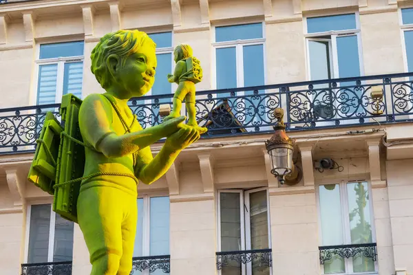 Lille Frankrike Augusti 2022 Kim Simonssons Skulpturer Moss People Som — Stockfoto