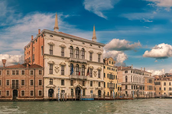 stock image Venice buildings exterior. Travel to Italy. Mediterranean architecture