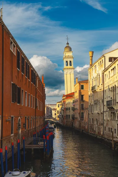 Vista Tradicional Calle Del Canal Venecia Italia — Foto de Stock