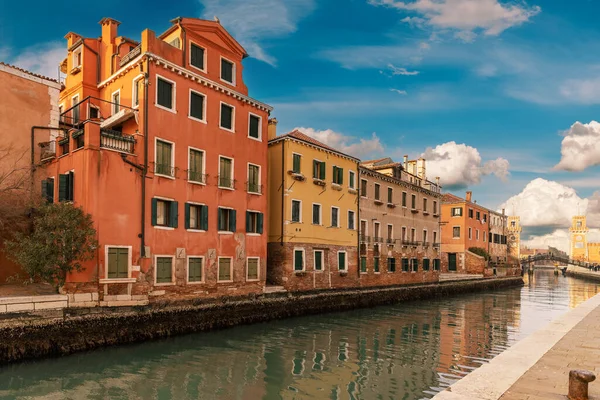 Edificios Venecia Exterior Viajar Italia Concepto Arquitectura Mediterránea — Foto de Stock