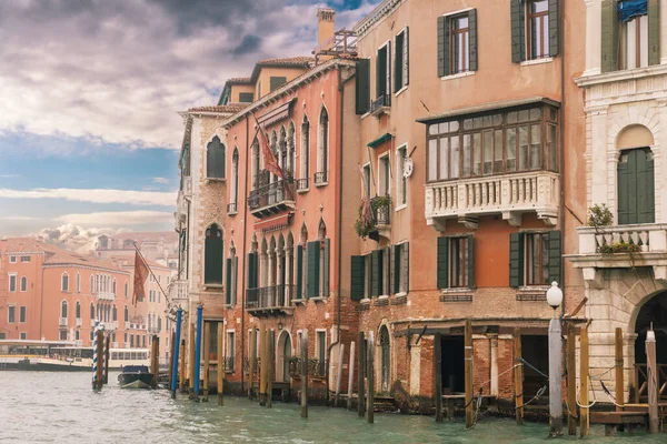 Casas Históricas Del Gran Canal Venecia — Foto de Stock