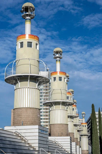 Torens Het Parque Espana Industrial Barcelona — Stockfoto
