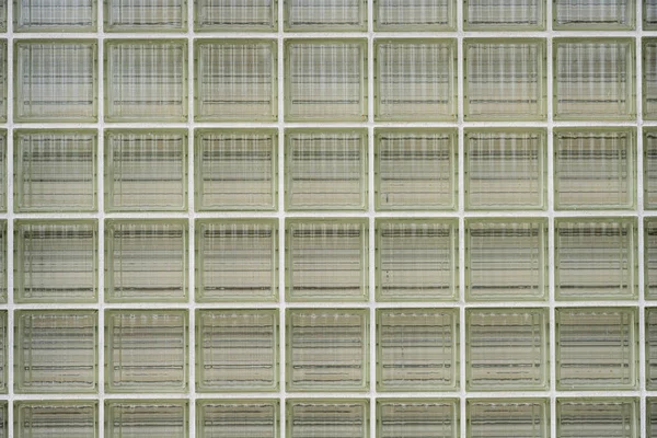 Hintergrund Aus Einer Wand Aus Glassteinen — Stockfoto