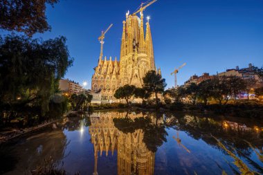 Barcelona 'daki ünlü Sagrada Familia