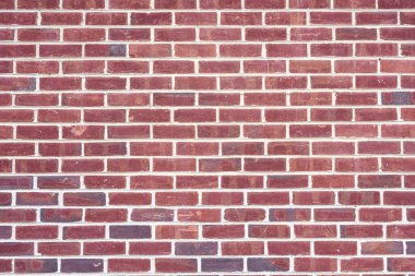 Background from a wall made of red clinker bricks