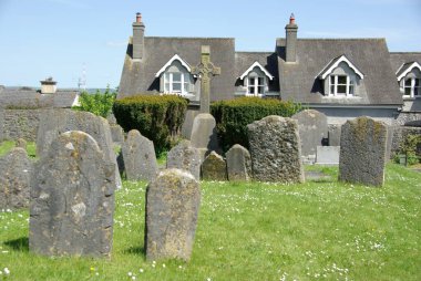 Cemetery in Kilkenny in Ireland, North of Europe clipart