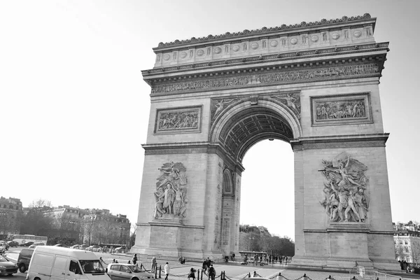 Paris Franciaország Január 2017 Arc Triomphe Egyike Leghíresebb Műemlékek Párizsban — Stock Fotó