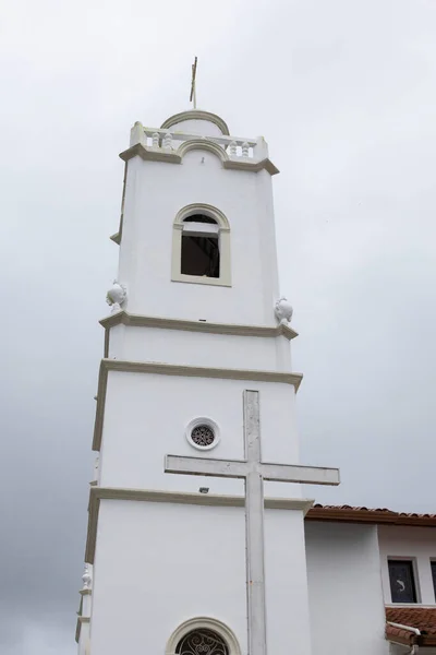 Вид Башню Кафедрального Собора Пенономе Кокл Панама — стоковое фото
