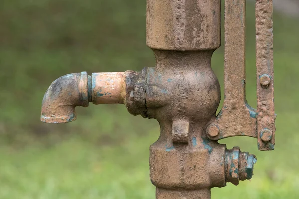 Close View Old Water Pump Rust — Stock Photo, Image