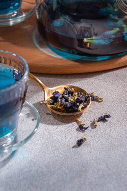 Anchan - Tayland mavi çayı. Doğal antidepresan, nevus sistemini sakinleştirir ve normalleştirir. Bitkilerin ve doğal ürünlerin gücü, ekolojik tüketim, doğa ile uyum.