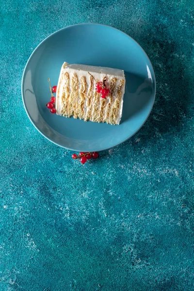 Kuchen Ein Stück Leckerer Und Schöner Kuchen Hochwertiges Foto lizenzfreie Stockbilder