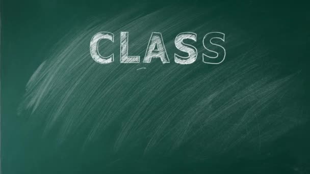 Chalkboard Την Υπερήφανη Ανακοίνωση Class 2023 Σηματοδοτώντας Ένα Ορόσημο Για — Αρχείο Βίντεο