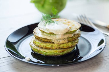 Soslu kabak kızartması. .