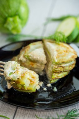 Soslu kabak kızartması. .