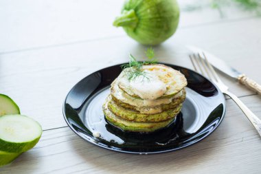 Soslu kabak kızartması. .