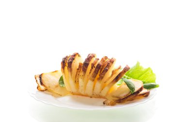 Küf içinde sıcak patates ve domuz yağı..